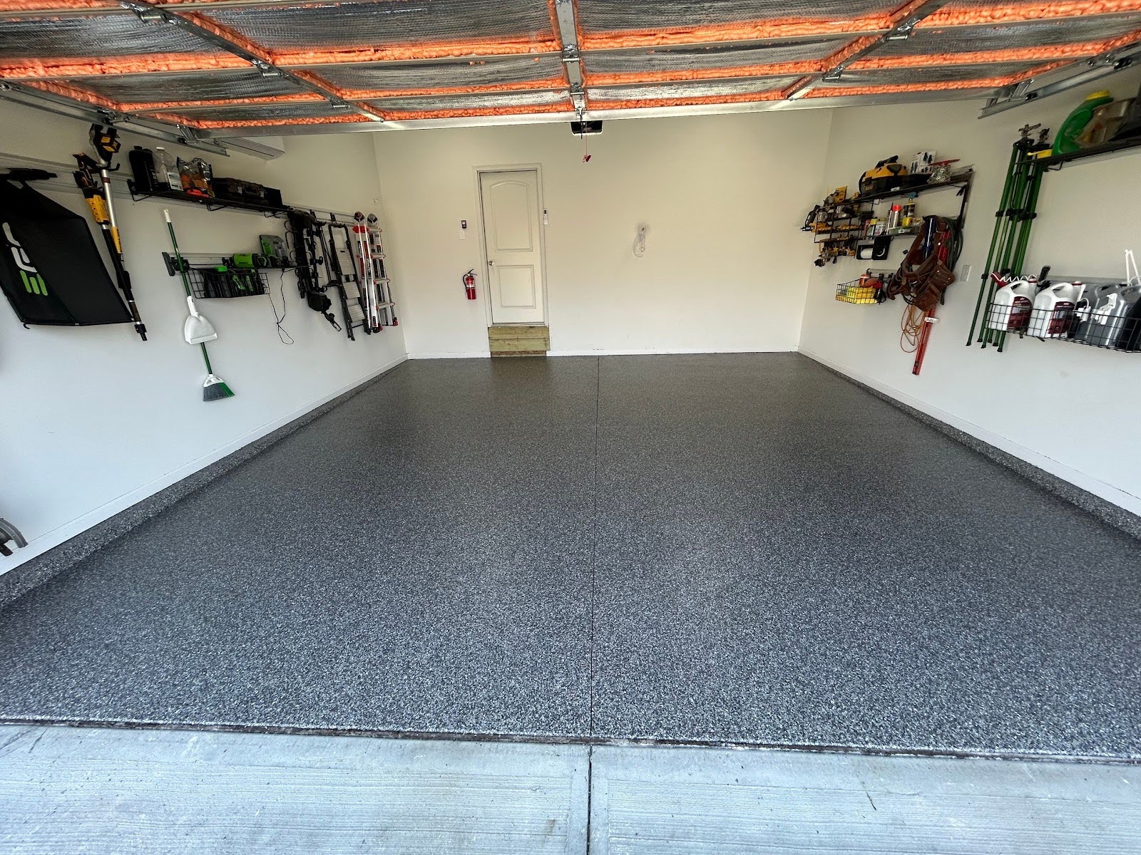 Kentucky Concrete Coatings Polyurea Coating inside Garage 2