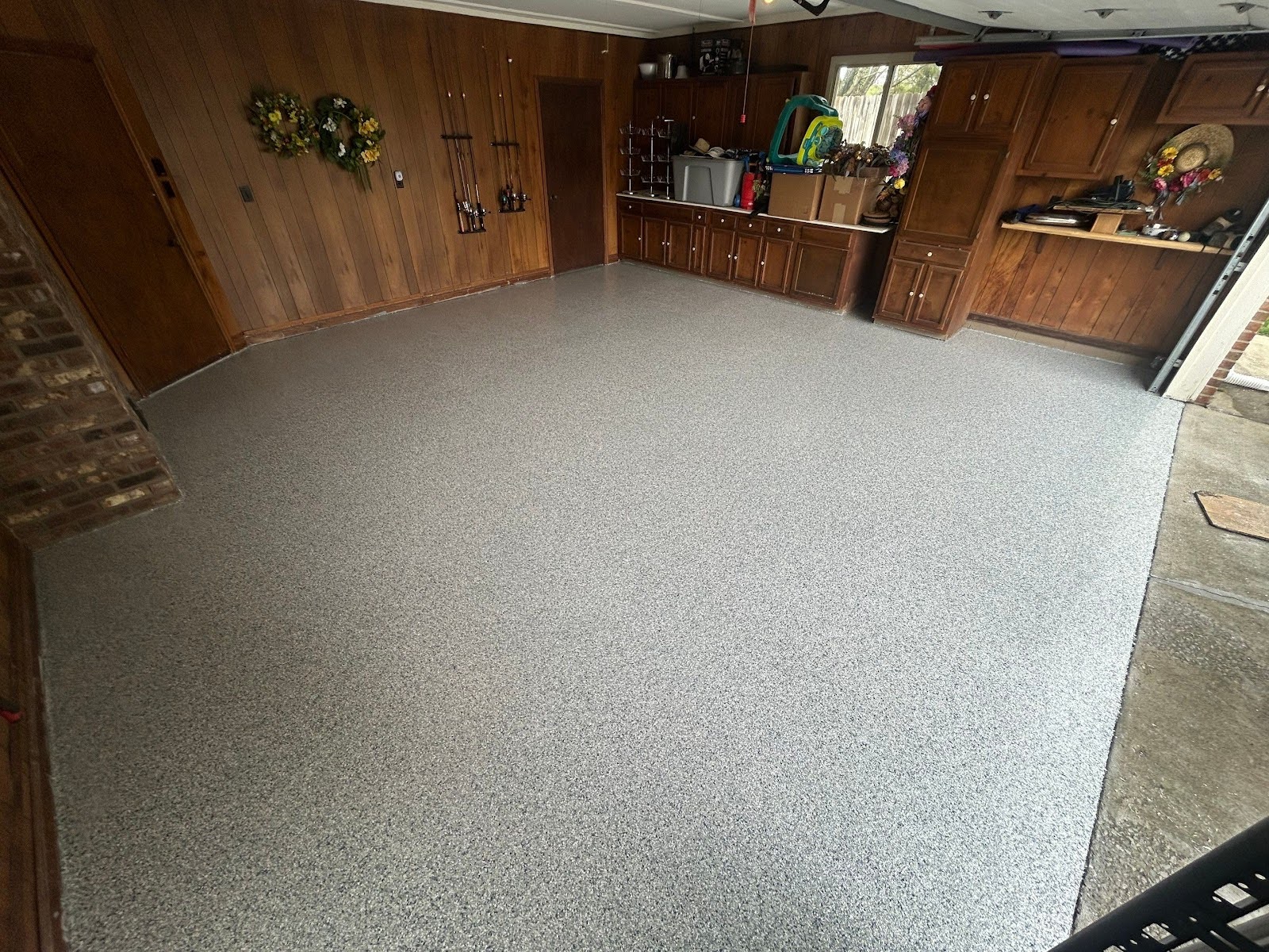 Kentucky Concrete Coatings Polyurea Coating inside Garage 3