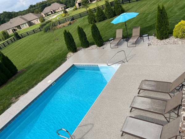 Pebble Beach Polyurea Coating from Kentucky Concrete Coatings Example 3