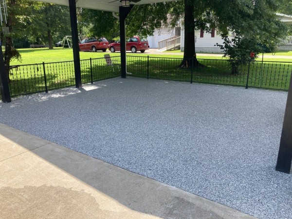 Smoke Polyurea Coating from Kentucky Concrete Coatings Example 3